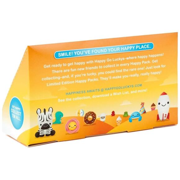 Hallmark Happy Go Luckys Small Plush - Cupcake, Lollipop, Candy - Picture 4 of 4